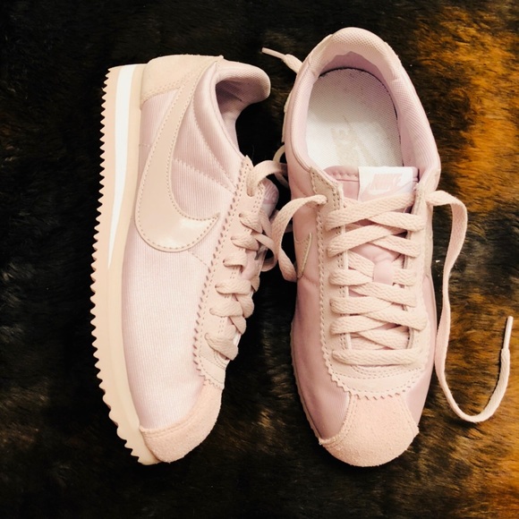 nike cortez pastel pink